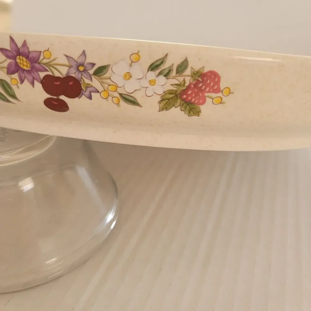 Vintage LENOX TemperWare "Summer Harvest" Fruit Oval Roaster Platter Dish 15" - Picture 11 of 11